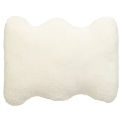 Poduszka dekoracyjna bouclé WAVY BLISS, 48 x 13 x 35 cm