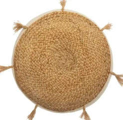 Poduszka do siedzenia na podłodze RITUAL, Ø 38 cm, juta