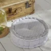 Poduszka do siedzenia na podłodze okrągła CONSTANCE, bawełna, Ø 40 x 12 cm