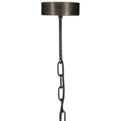 Podwójna lampa sufitowa - metal, szkło 103 x 25 x 193 cm