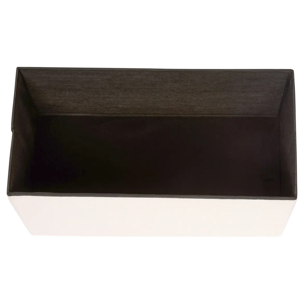 Podwójna pufa składana, 76 x 38 cm biała