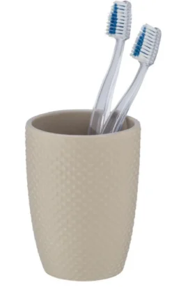 Pojemnik ceramiczny na szczoteczki do zębów, dekoracyjny kubek łazienkowy - WENKO