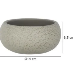 Pojemnik na akcesoria kosmetyczne JOY, cement, WENKO