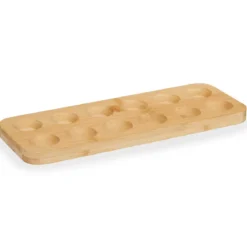 Pojemnik na jajka do lodówki, bambusowy, 30 x 11,5 cm