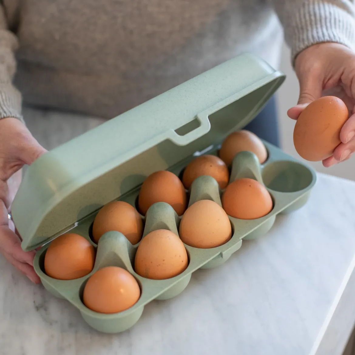 Pojemnik na jajka EGGS TO GO, na 10 jajek, KOZIOL