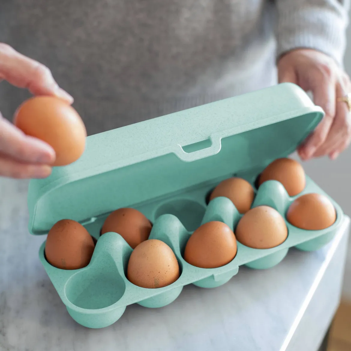 Pojemnik na jajka EGGS TO GO, na 10 jajek, KOZIOL