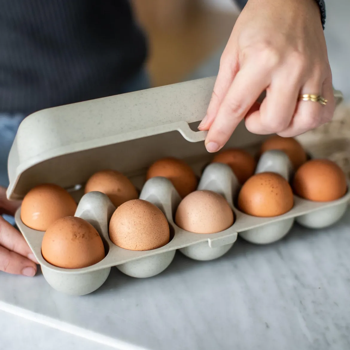 Pojemnik na jajka EGGS TO GO, na 10 jajek, KOZIOL