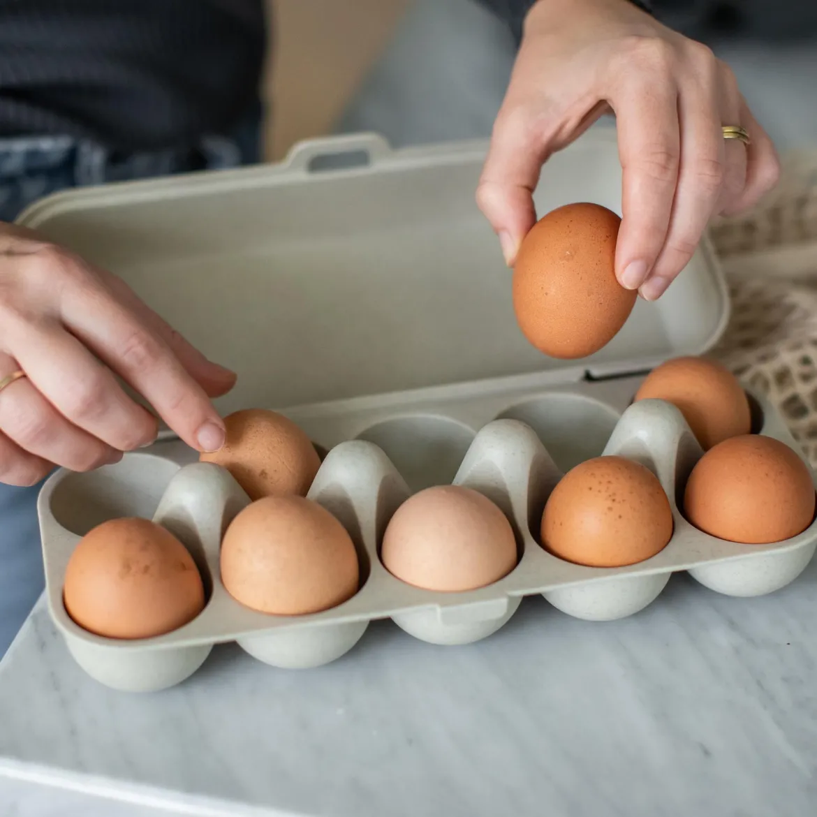 Pojemnik na jajka EGGS TO GO, na 10 jajek, KOZIOL