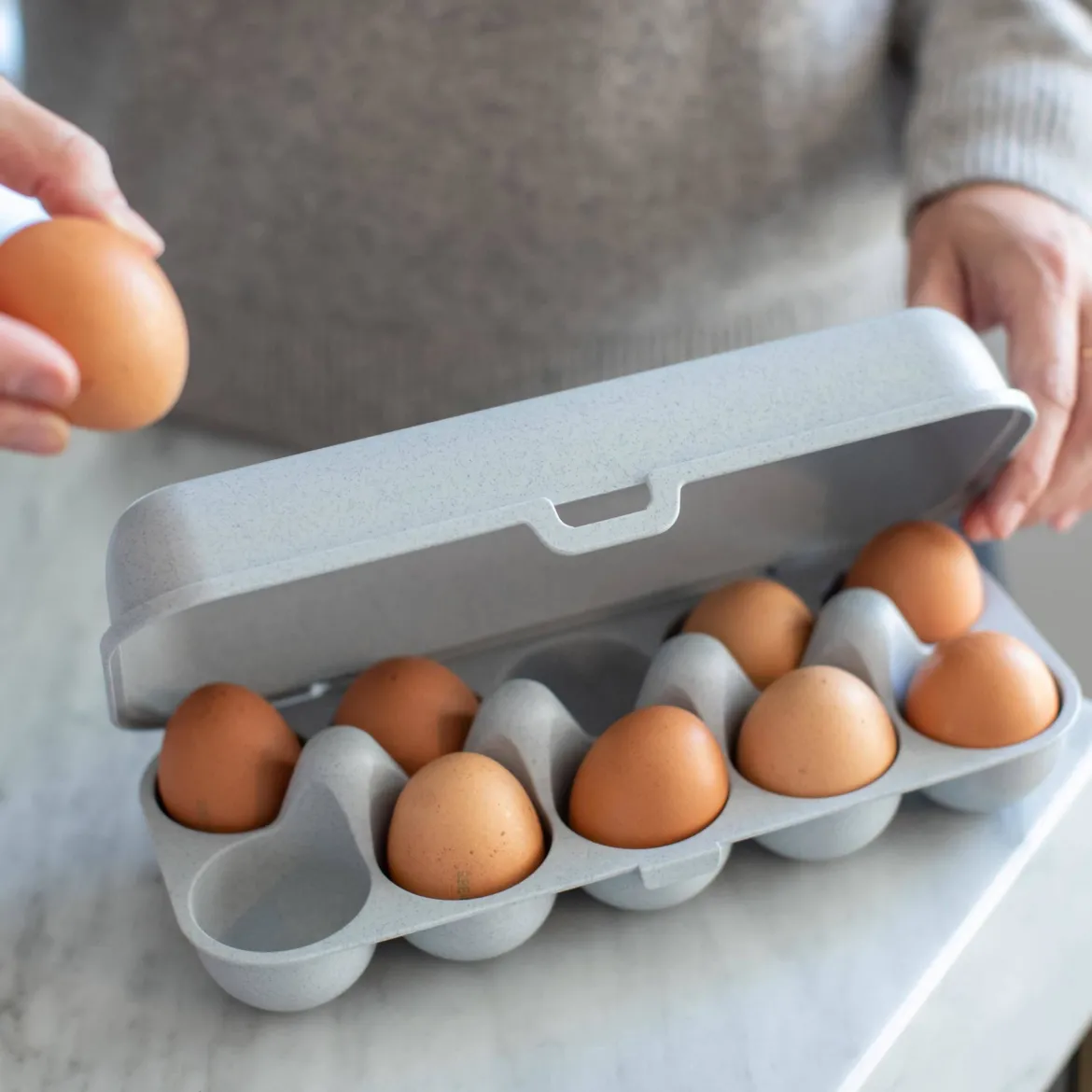 Pojemnik na jajka EGGS TO GO, na 10 jajek, KOZIOL