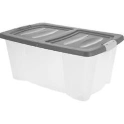 Pojemnik na kółkach, zamykany, 45 l