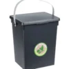 Pojemnik na odpady organiczne z plastiku z recyklingu, 5,5 l
