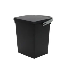 Pojemnik na odpady organiczne z plastiku z recyklingu, 5,5 l