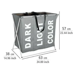 Pojemnik na pranie TRIO - aż 130 litrów, WENKO