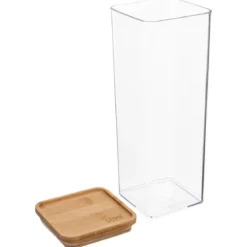 Pojemnik na produkty sypkie ESKE, bambusowa pokrywka, 2L