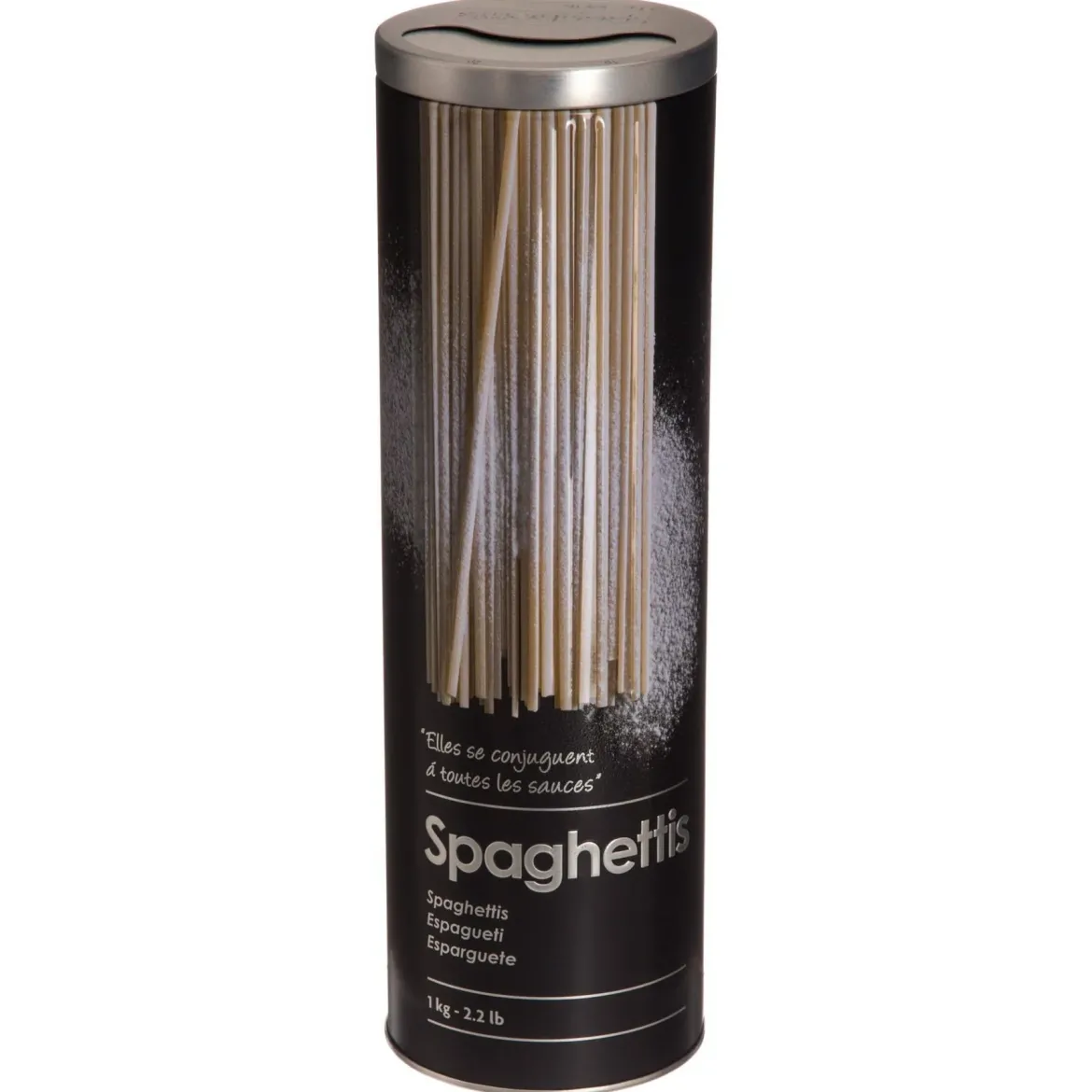 Pojemnik na spaghetti, 1 kg, metal