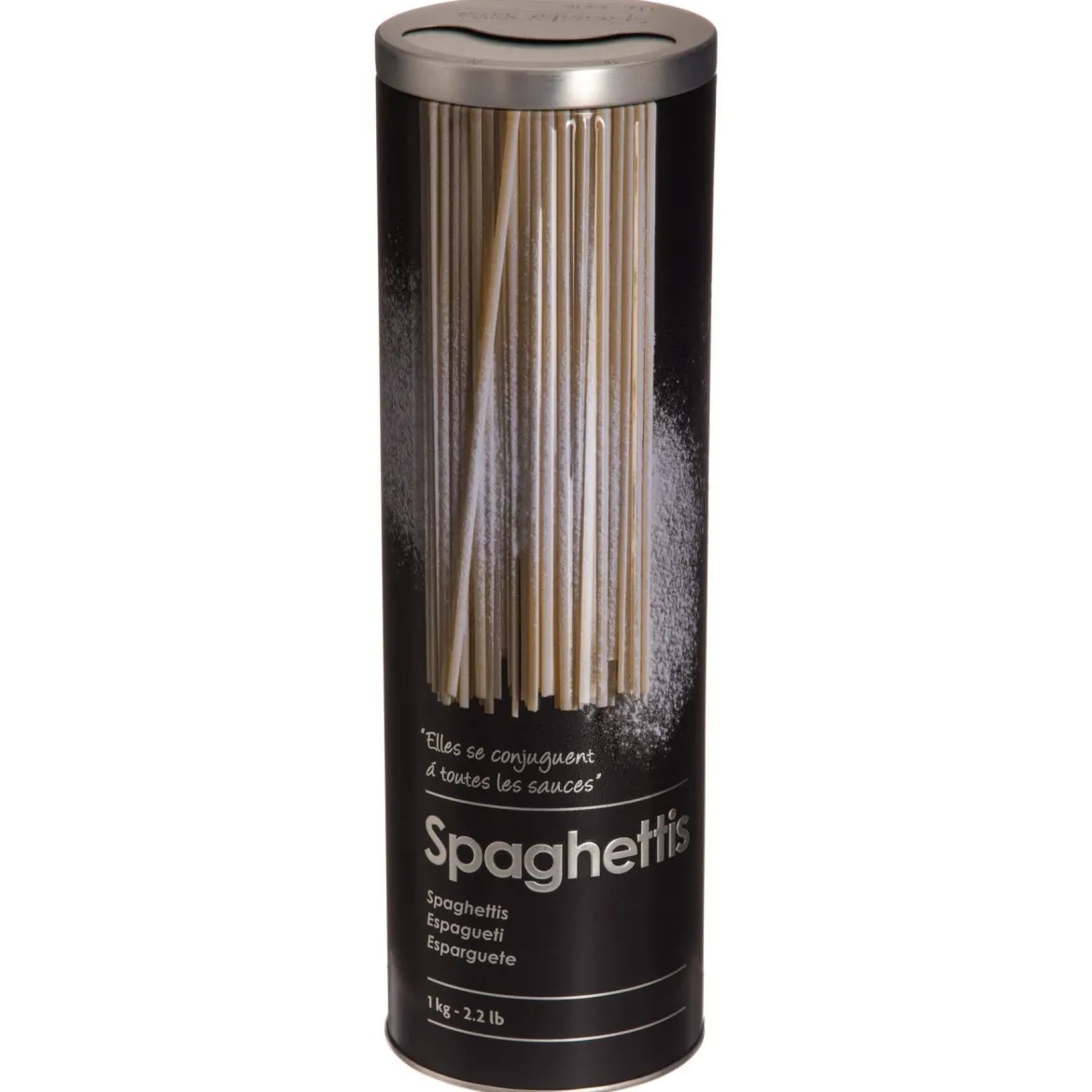 Pojemnik na spaghetti, 1 kg, metal