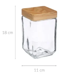 Pojemnik na sypkie produkty spożywcze, 1,7 L, szklany