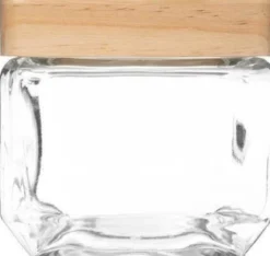 Pojemnik na sypkie produkty spożywcze, 850 ml, szklany
