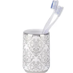 Pojemnik na szczoteczki do zębów BAROCK SILVER, WENKO