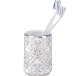 Pojemnik na szczoteczki do zębów BAROCK SILVER, WENKO