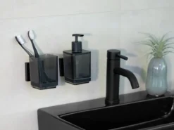Pojemnik na szczoteczki do zębów QUADRO,Vacuum-Loc, WENKO