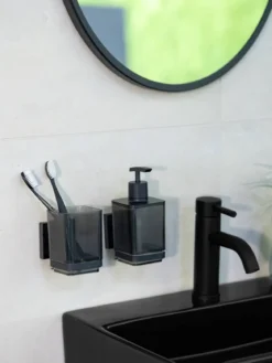 Pojemnik na szczoteczki do zębów QUADRO,Vacuum-Loc, WENKO