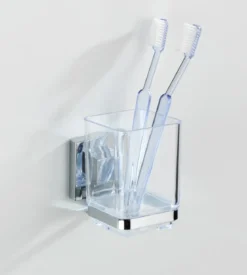 Pojemnik na szczoteczki do zębów QUADRO,Vacuum-Loc, WENKO