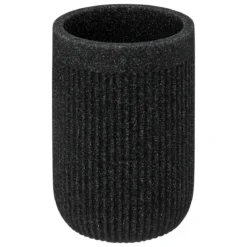 Pojemnik na szczoteczki do zębów, ONYX, łupek, Ø 7 cm