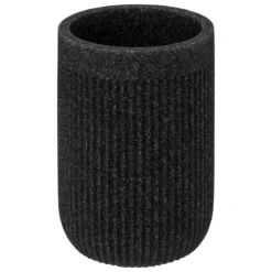 Pojemnik na szczoteczki do zębów, ONYX, łupek, Ø 7 cm