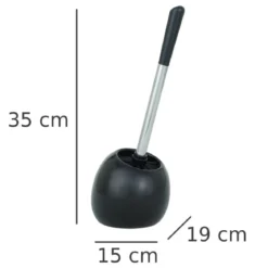 Pojemnik na szczotkę POLARIS + szczotka WC, WENKO