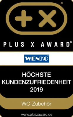 Pojemnik na szczotkę POLARIS + szczotka WC, WENKO