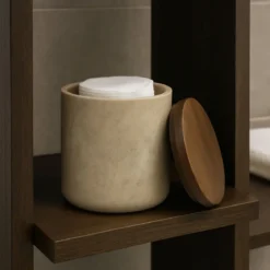 Pojemnik na waciki COME, Ø 10 cm