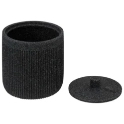Pojemnik na waciki i patyczki ONYX, łupek, Ø 9,9 cm