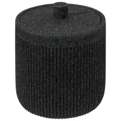 Pojemnik na waciki i patyczki ONYX, łupek, Ø 9,9 cm