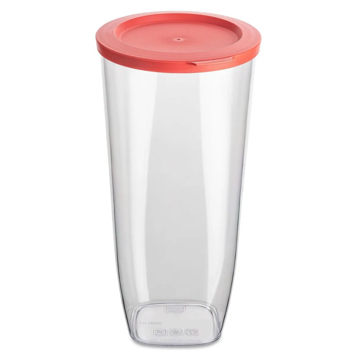 Pojemnik plastikowy na żywność sypką CONNECT, hermetyczny, 2000 ml, KOZIOL