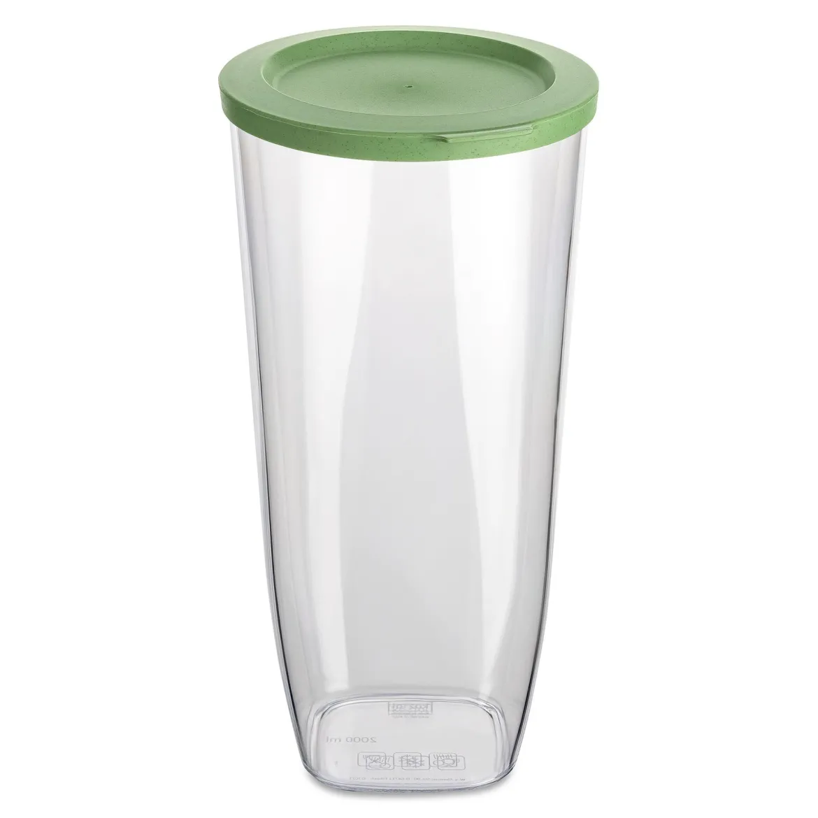 Pojemnik plastikowy na żywność sypką CONNECT, hermetyczny, 2000 ml, KOZIOL