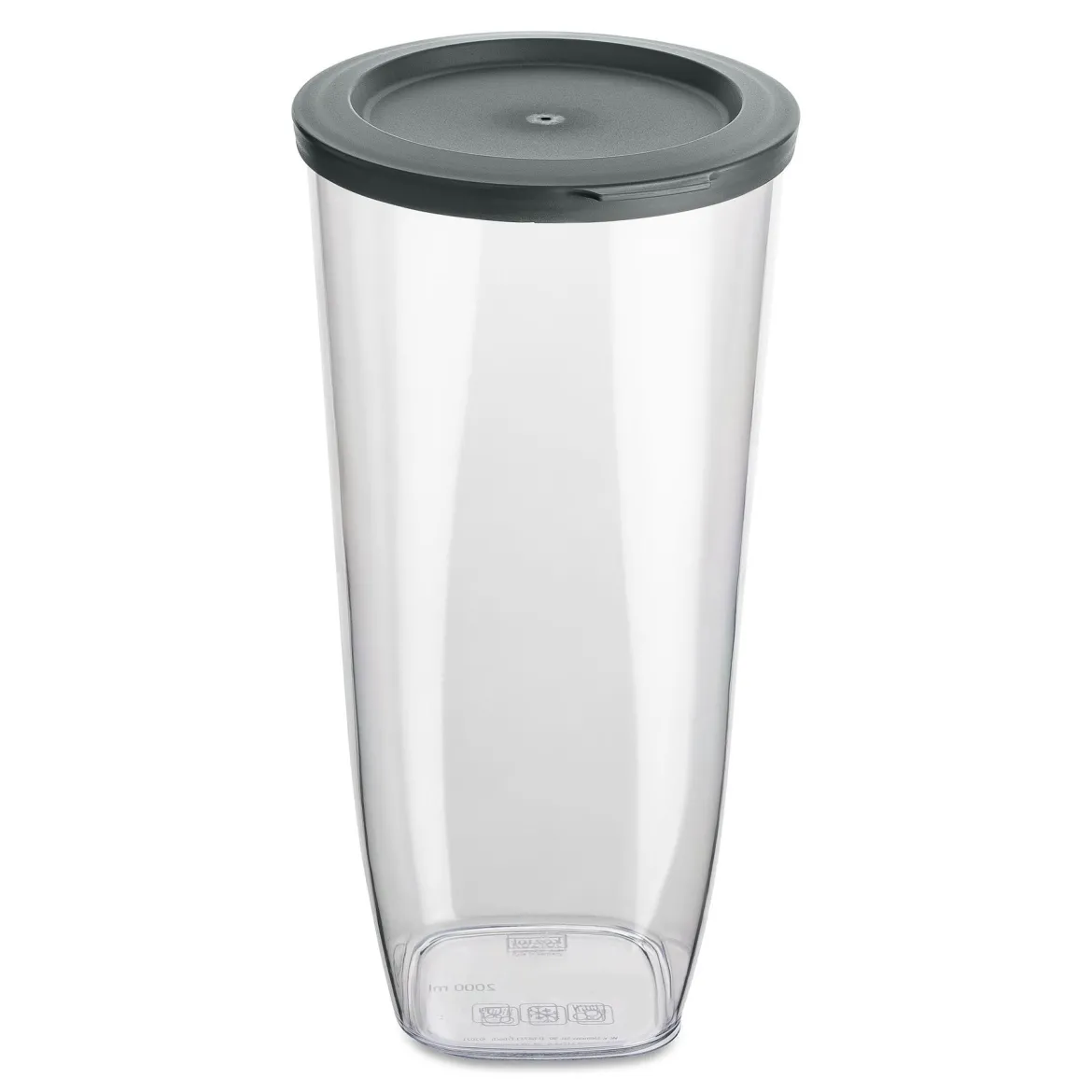 Pojemnik plastikowy na żywność sypką CONNECT, hermetyczny, 2000 ml, KOZIOL