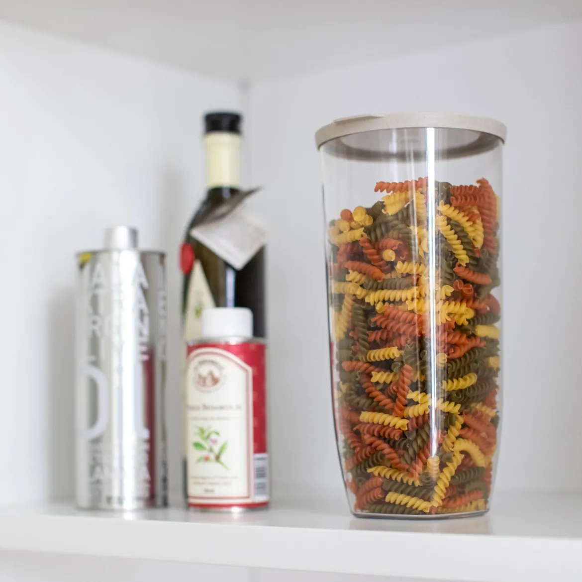 Pojemnik plastikowy na żywność sypką CONNECT, hermetyczny, 2000 ml, KOZIOL