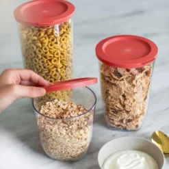 Pojemnik plastikowy na żywność sypką CONNECT, hermetyczny, 1000 ml, KOZIOL