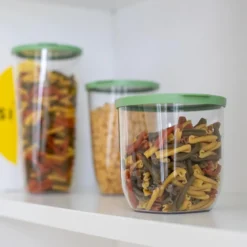 Pojemnik plastikowy na żywność sypką CONNECT, hermetyczny, 1000 ml, KOZIOL