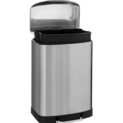 Pojemny kosz na śmieci, stal nierdzewna, 50 l