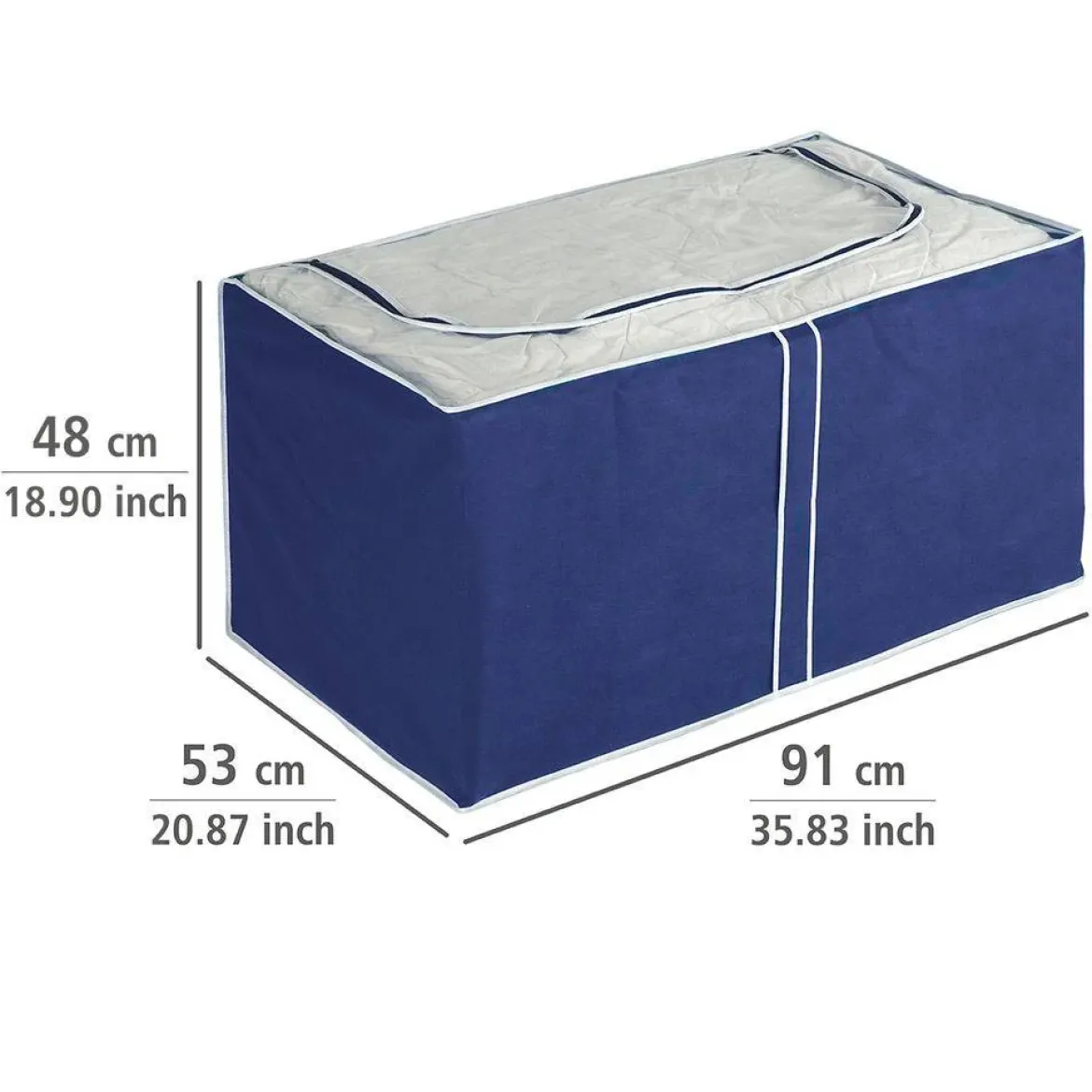 Pokrowiec na pościel, ubrania Jumbobox AIR, 91 x 53 x 48 cm, WENKO