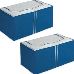 Pokrowiec na pościel, ubrania Jumbobox AIR, 91 x 53 x 48 cm - 2 sztuki w komplecie, WENKO