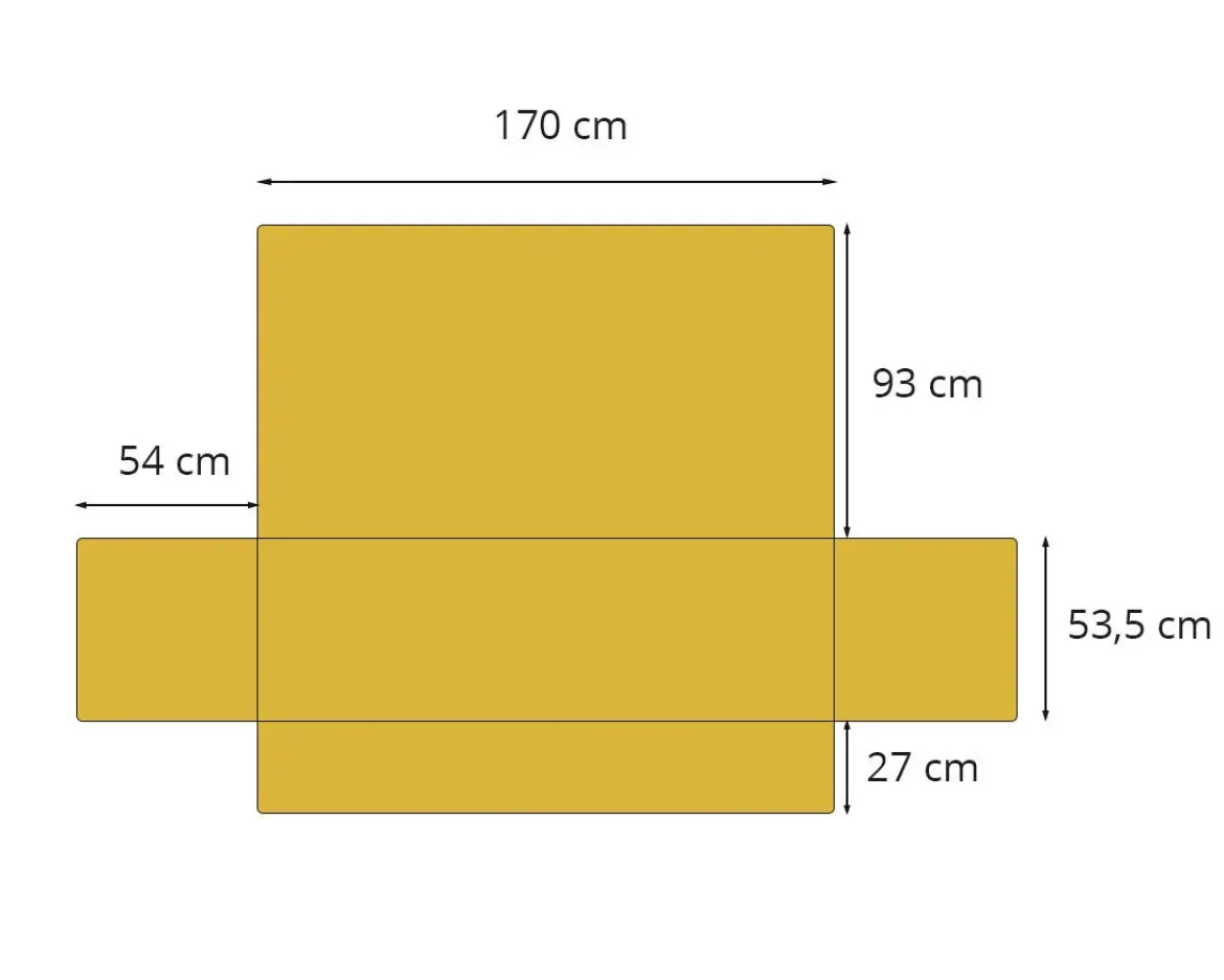 Pokrowiec na sofę WELL, pikowany, mikrofibra, 279 x 179 cm