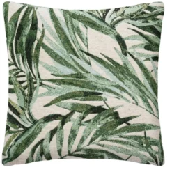 Poszewka Jacquard 40 x 40 cm z motywem tropikalnym