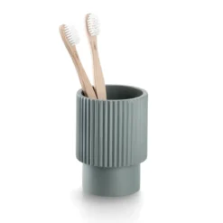 Prążkowany kubek z poliresinu STRIPES, Ø 8 cm