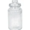 Prążkowany słoik ze szczelną pokrywką, 1000 ml
