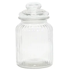 Prążkowany słoik ze szczelną pokrywką, 750 ml