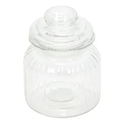 Prążkowany słoik ze szczelną pokrywką, 500 ml