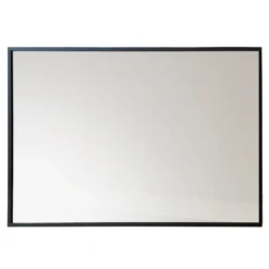 Prostokatne lustro wiszące AXION, 60 x 40 cm, czarne